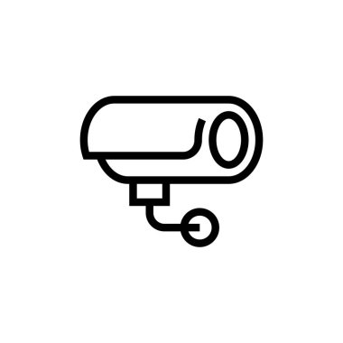 Vektör içinde SURVEILLANCE CAMERA simgesi. Logotype
