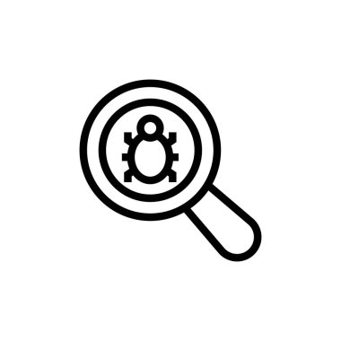 Vektör içinde antivirüs simgesi. Logotype