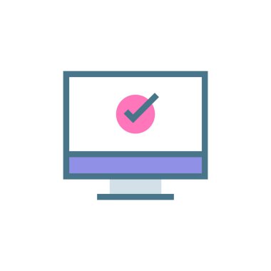 Vektör içinde PC Protokolü simgesi. Logotype