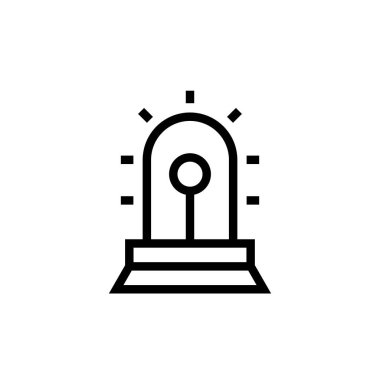 Vektör simgesini uyar. Logotype