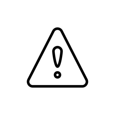Vektör olarak CAUTION simgesi. Logotype