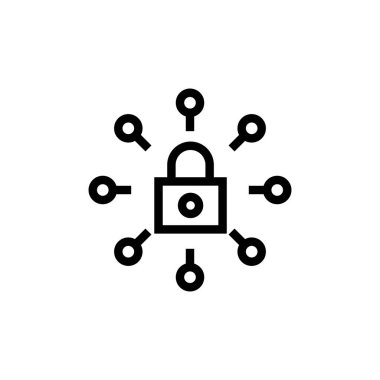 Ağ simgesi vektörü. Logotype