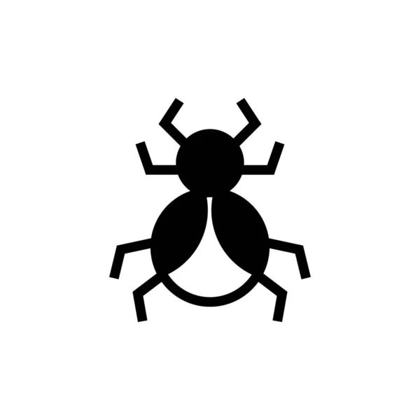 Software Bug Ícone Vetor Logotipo —  Vetores de Stock