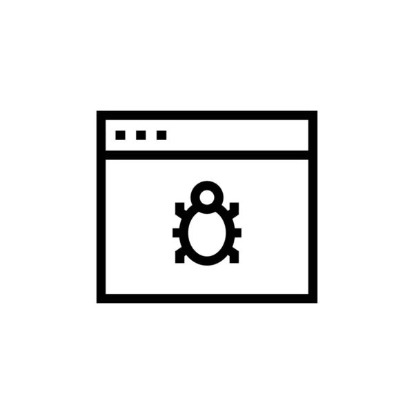 Icône Antivirus Dans Vecteur Logotype — Image vectorielle
