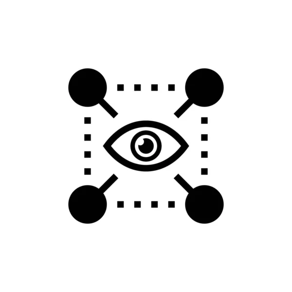 Remote Access Symbol Vektor Logotyp — Stockvektor