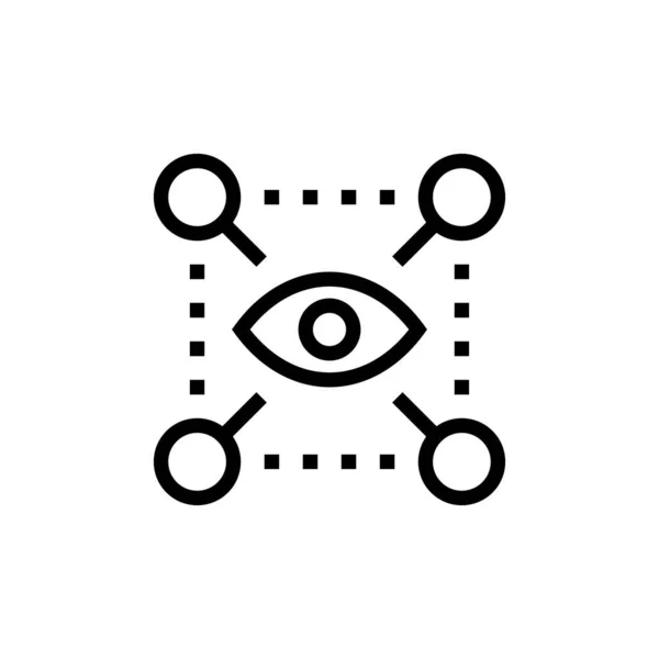 Remote Access Icon Vector Logotype — Stock Vector