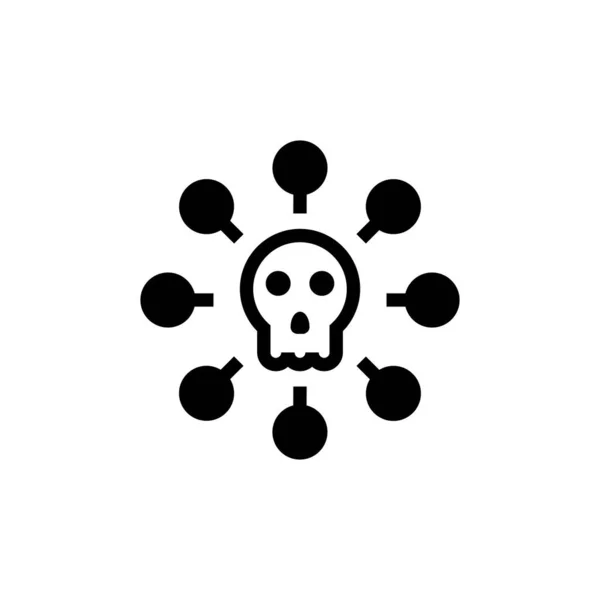 Піктограма Virus Векторі Логотип — стоковий вектор
