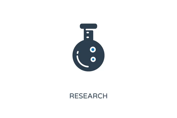 Research Icon Vector Logotype — Stock Vector