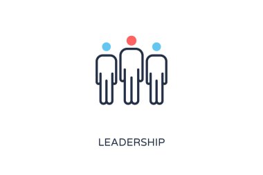 Liderlik simgesi vektörde. Logotype