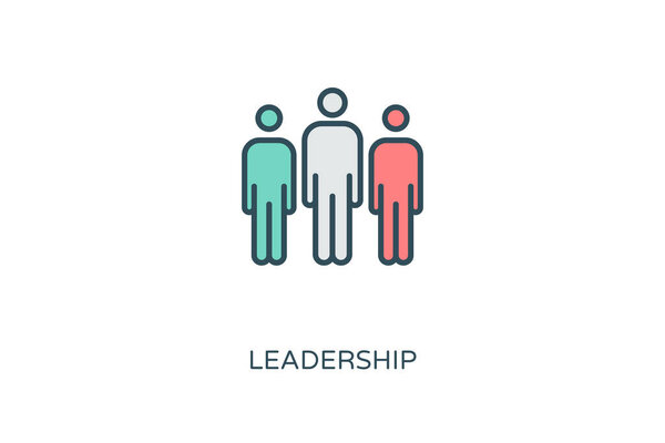 Leadership icon in vector. Logotype