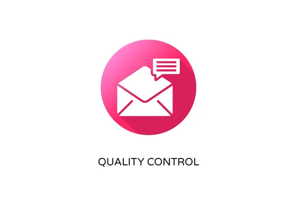 Icona Mail Nel Vettore Logotipo — Vettoriale Stock