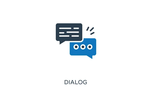 Dialog Icon Vector Logotype — Stock Vector