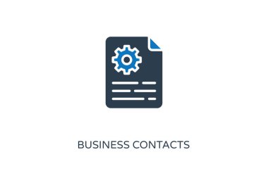 İş bağlantıları vektör simgesi. Logotype