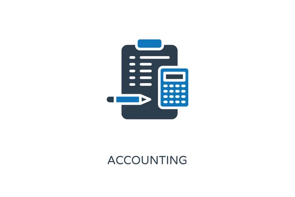 Accounting Icon Vector Logotype — Stock Vector