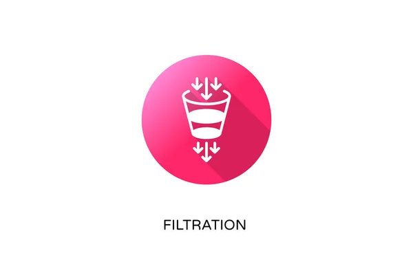 Εικονίδιο Φιλτραρίσματος Διάνυσμα Λογότυπο — Διανυσματικό Αρχείο