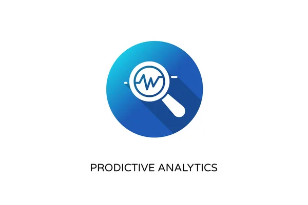 Produktiv Analysikon Vektor Logotyp — Stock vektor