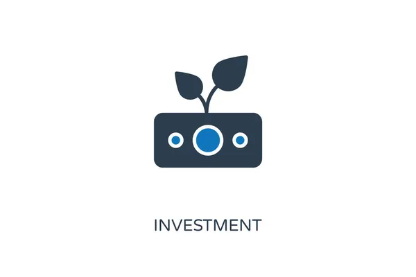 Инвестиционный Значок Векторе Логотип — стоковый вектор
