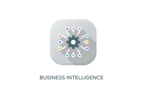 Business Intelligence Icoon Vector Logotype — Stockvector
