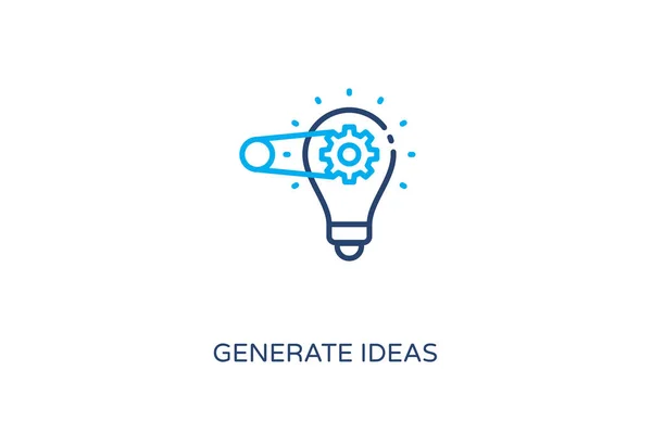 Genera Icona Idee Nel Vettore Logotipo — Vettoriale Stock