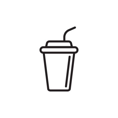 Vektör olarak alkolsüz içecek simgesi. Logotype