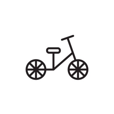 Vektör olarak bisiklet simgesi. Logotype