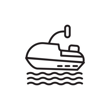 Vektör olarak JETSKI simgesi. Logotype