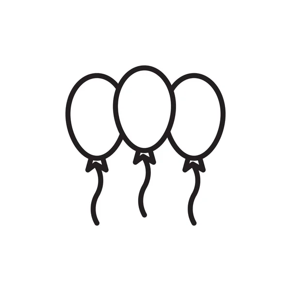 Vektör Olarak Balon Simgesi Logotype — Stok Vektör