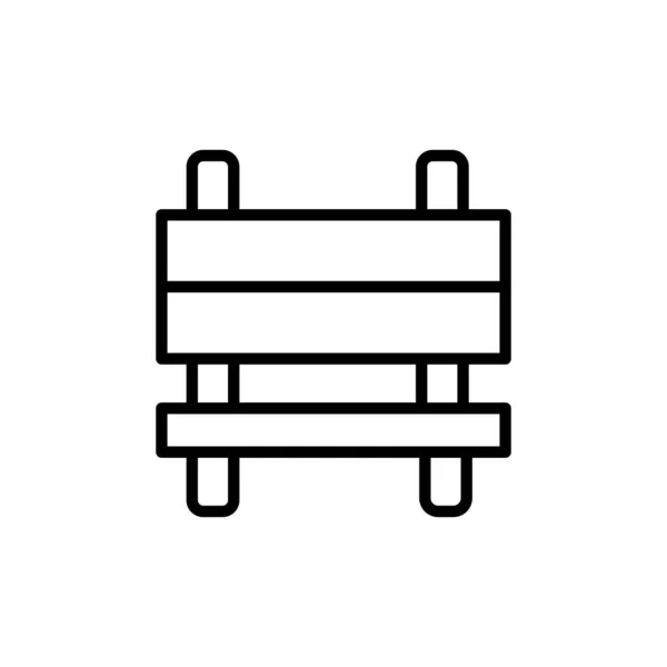 Ícone Banco Vetor Logotipo — Vetor de Stock