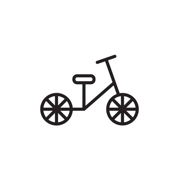 Icono Bicicleta Vector Logotipo — Archivo Imágenes Vectoriales