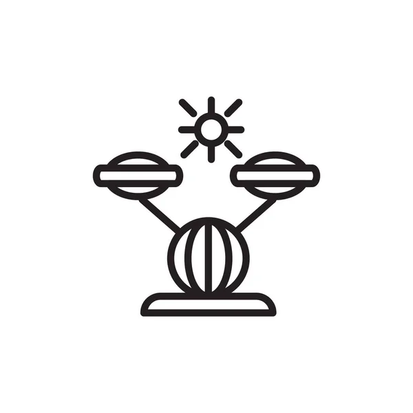 Εικονίδιο Λούνα Παρκ Φορέα Λογότυπο — Διανυσματικό Αρχείο