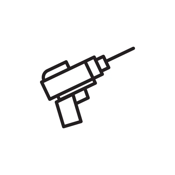 Laser Battle Icon Vector Logotype — Stock Vector