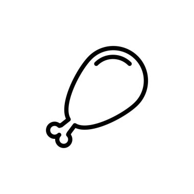 Tavuk Davul Çubuğu simgesi. Logotype