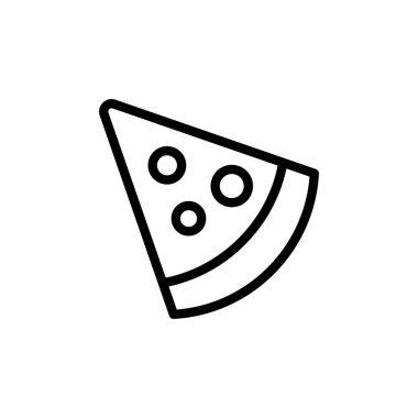 Vektör olarak karpuz dilimi simgesi. Logotype