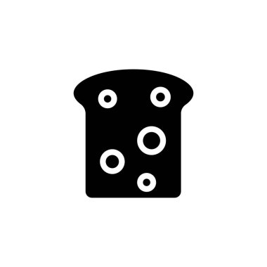 Ekmek simgesi vektörde. Logotype