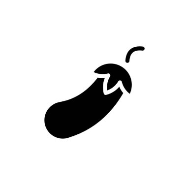 Patlıcan ikonu. Logotype