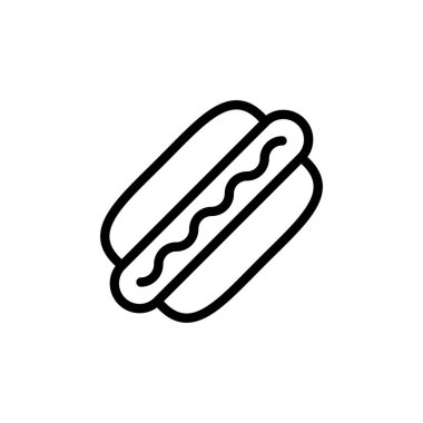 Vektör olarak burger ikonu. Logotype