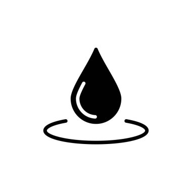 Vektör olarak WATERDROP simgesi. Logotype