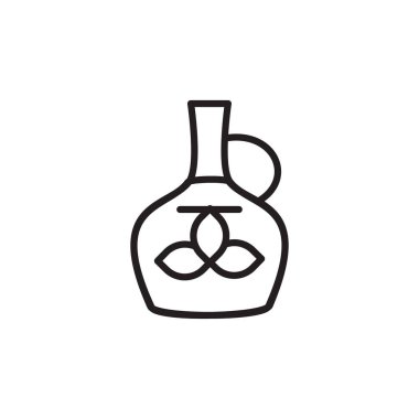 Vektör olarak Olive Petrol simgesi. Logotype