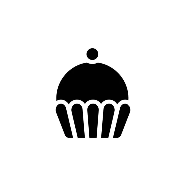 Kek Ikonu Vektör Olarak Logotype — Stok Vektör