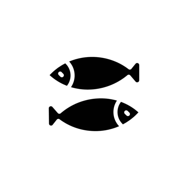 ベクトルの魚のアイコン ロゴタイプ — ストックベクタ