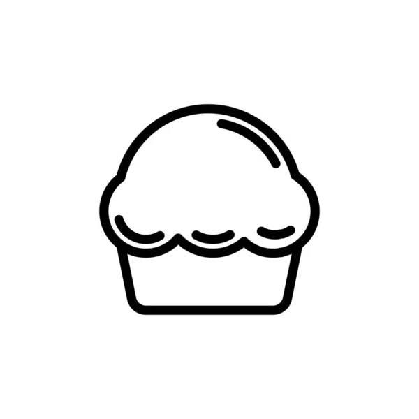 向量中的蛋糕图标 标识类型 — 图库矢量图片