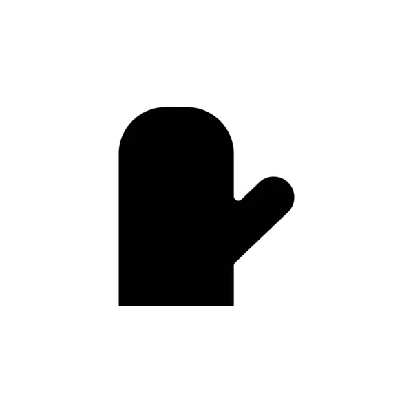 Піктограма Кухонної Рукавички Векторі Логотип — стоковий вектор