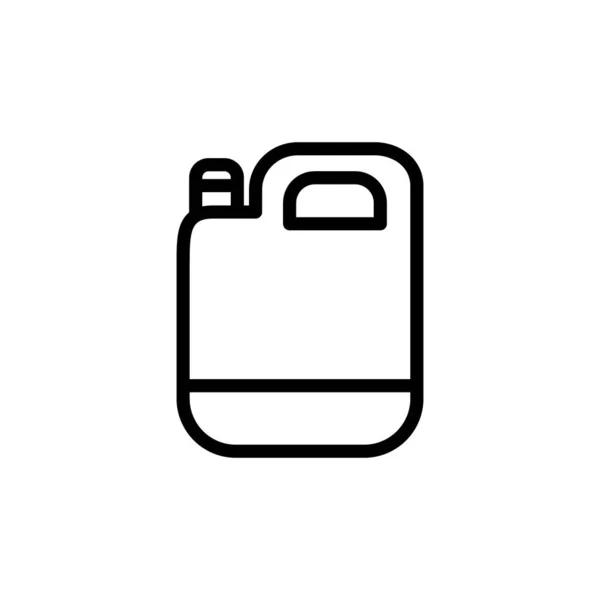 Milchkannen Symbol Vektor Logotyp — Stockvektor
