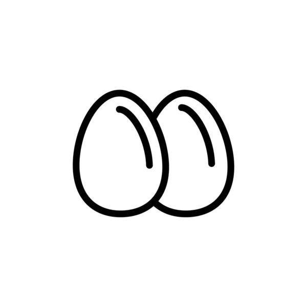 Значок Яйца Векторе Логотип — стоковый вектор