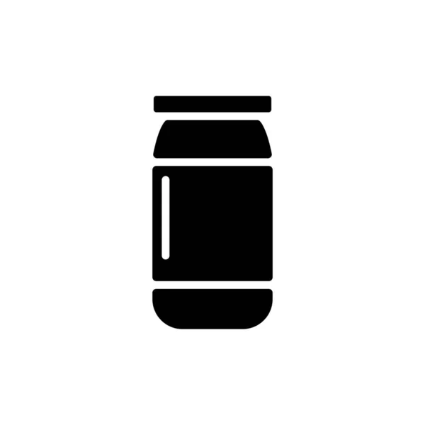 Honey Jar Icon Vector Logotype — Stock Vector