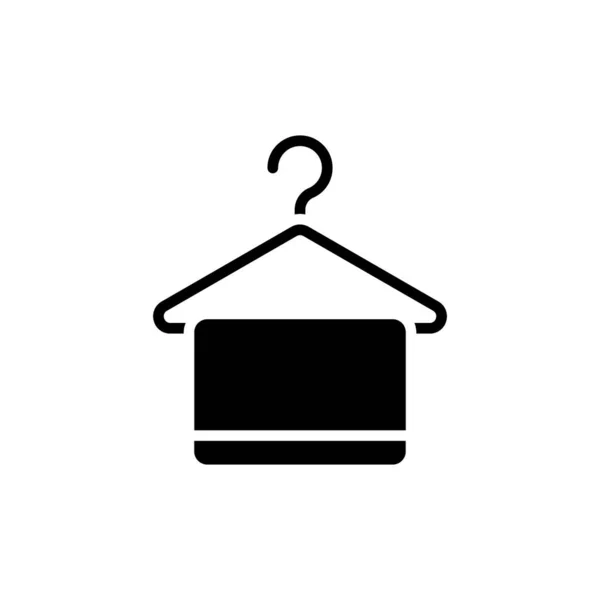 Bath Towel Icoon Vector Logotype — Stockvector