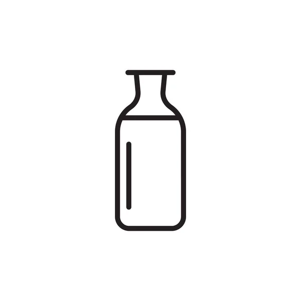Ikona Oil Bottle Vektoru Logotyp — Stockový vektor