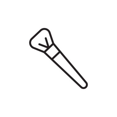 Vektör olarak Mavi Ham Brüsk simgesi. Logotype