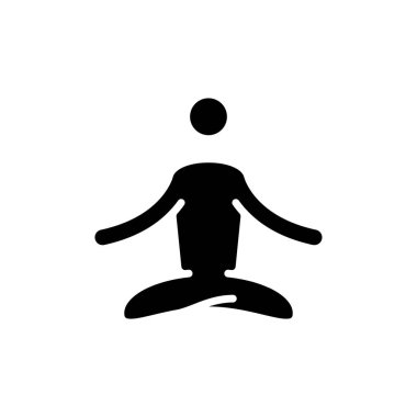 Vektör olarak YOGA simgesi. Logotype