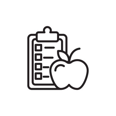 Vektör olarak Diyet simgesi. Logotype